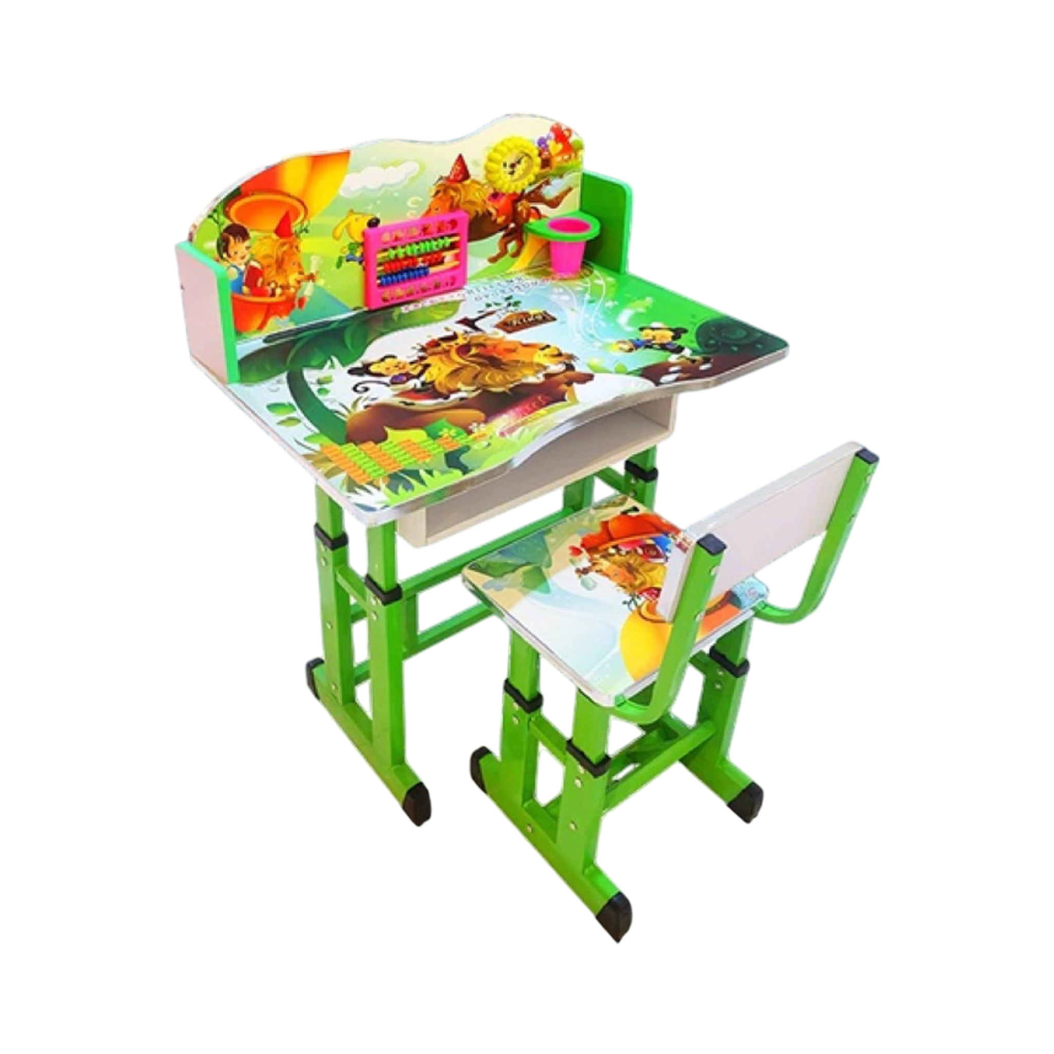 $ชุดโต๊ะเขียนหนังสือเด็ก 45x70x65 cm. คละสี