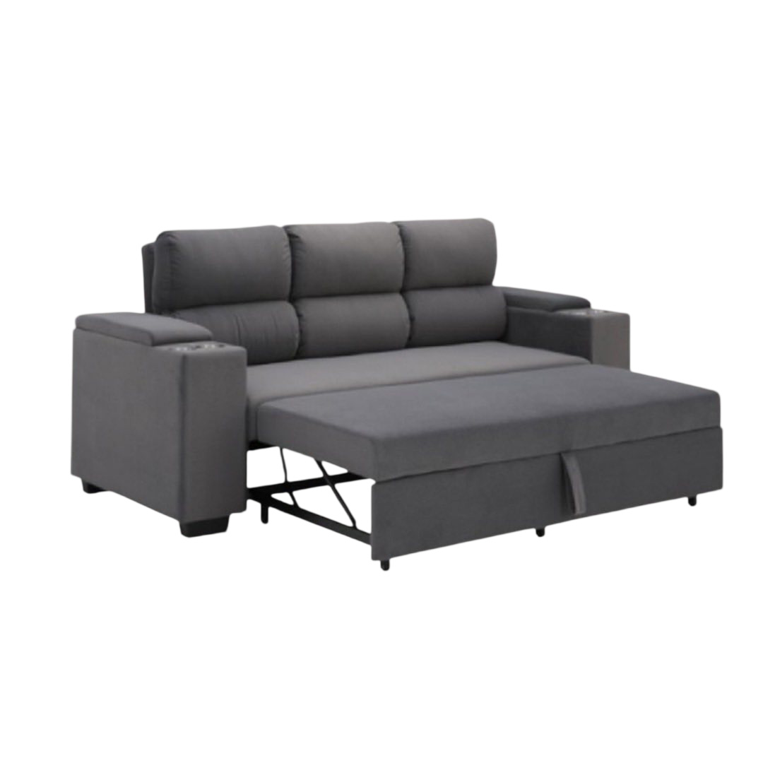 WINNERโซฟาเบดผ้า 3 ที่นั่ง DOMINIC 225x9 x96ซม.GY
